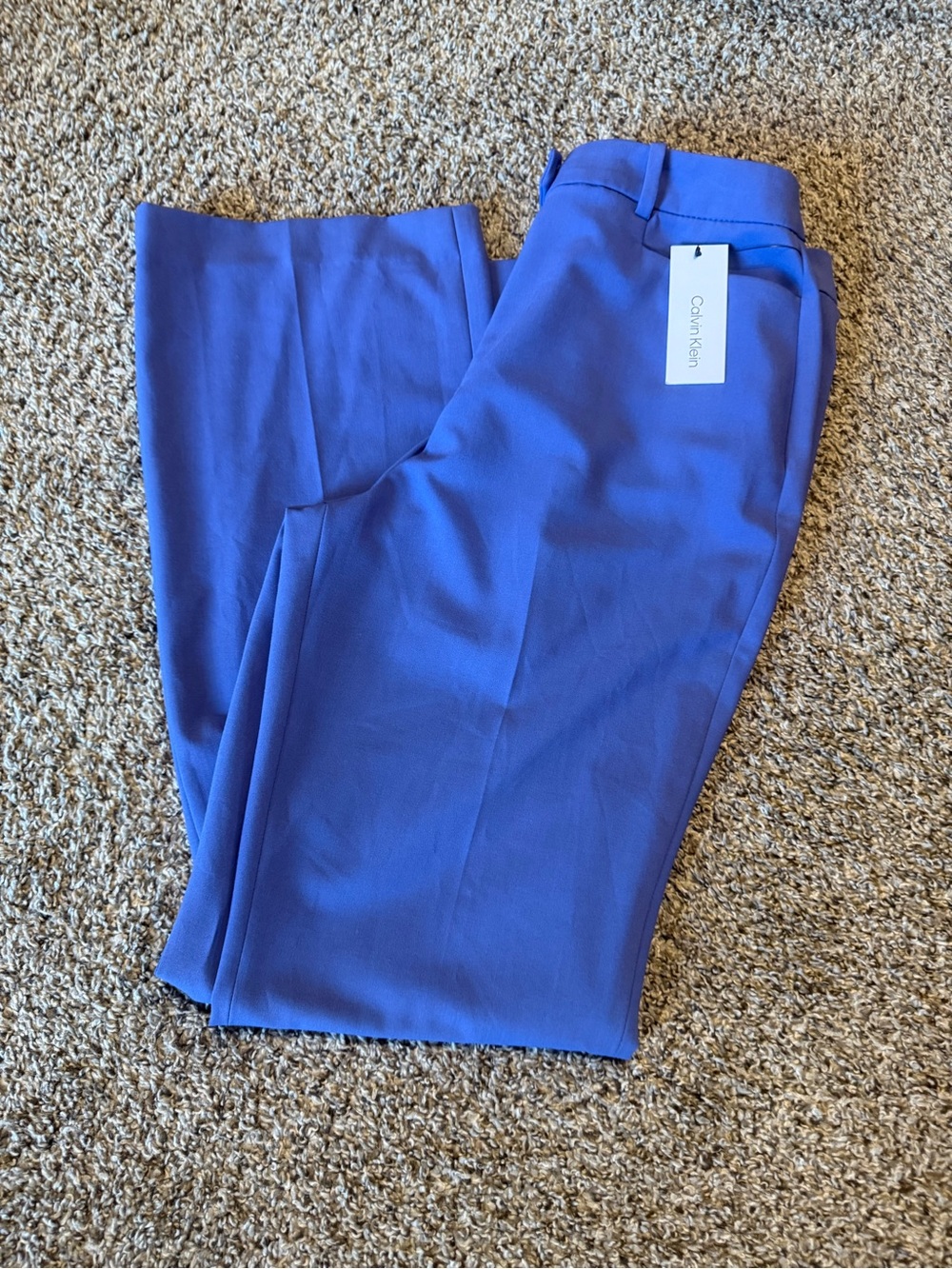 Calvin Klein Tapered Leg Pants in Periwinkle Blue size 10 NWT